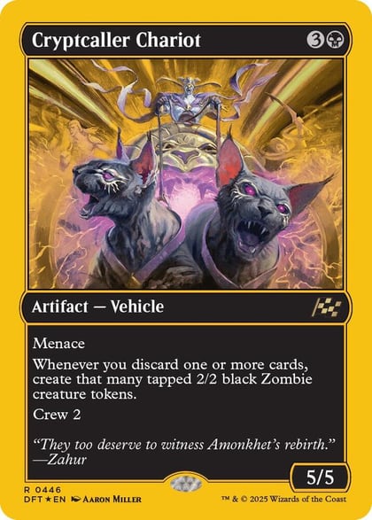 Cryptcaller Chariot (First-Place Foil), Aetherdrift 446