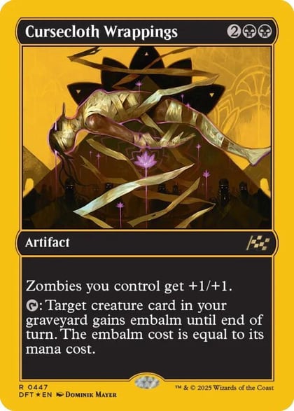 Cursecloth Wrappings (First-Place Foil), Aetherdrift 447