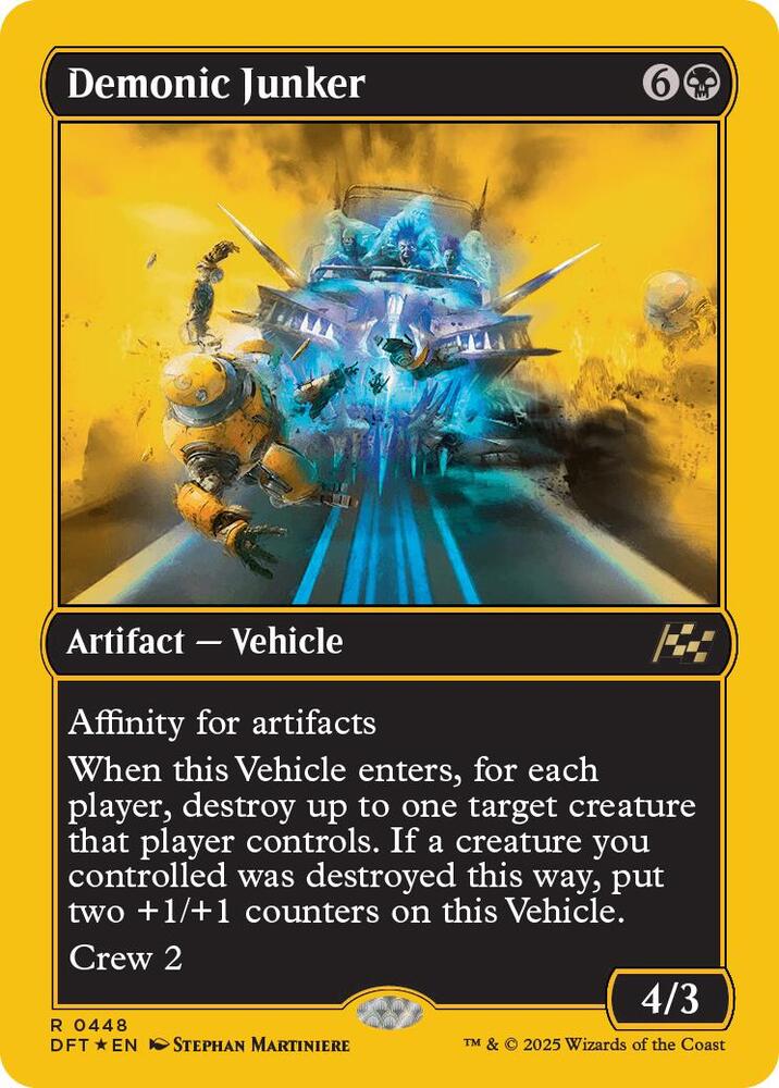 Demonic Junker (First-Place Foil), Aetherdrift 448