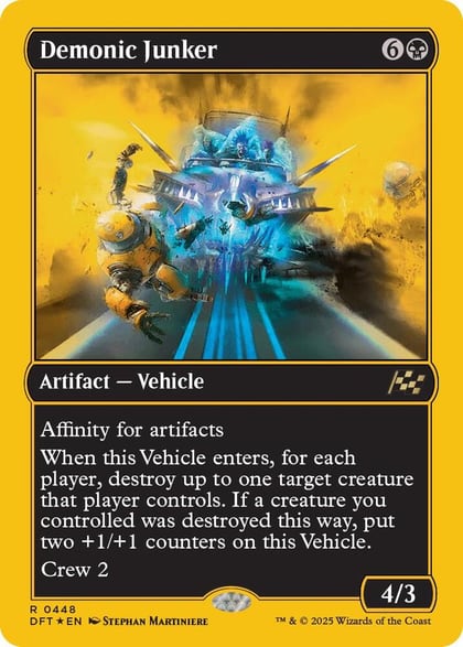 Demonic Junker (First-Place Foil), Aetherdrift 448