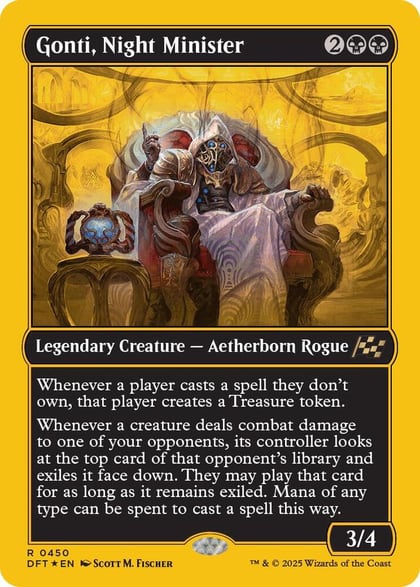 Gonti, Night Minister (First-Place Foil), Aetherdrift 450