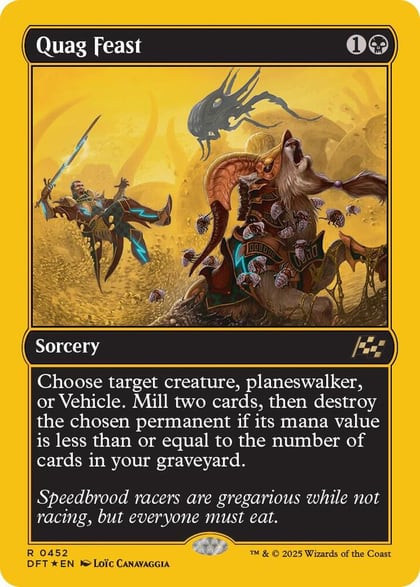 Quag Feast (First-Place Foil), Aetherdrift 452