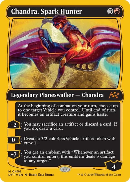 Chandra, Spark Hunter (First-Place Foil), Aetherdrift 456