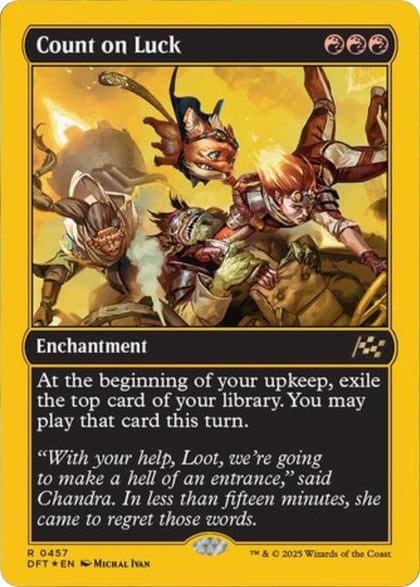 Count on Luck (First-Place Foil), Aetherdrift 457