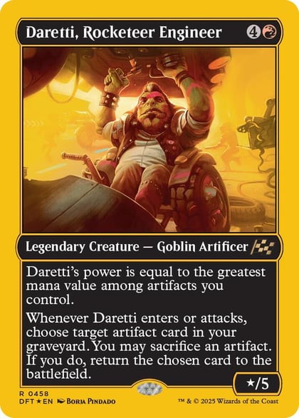 Daretti, Rocketeer Engineer (First-Place Foil), Aetherdrift 458
