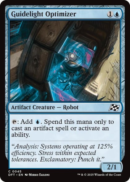 Guidelight Optimizer, Aetherdrift 45