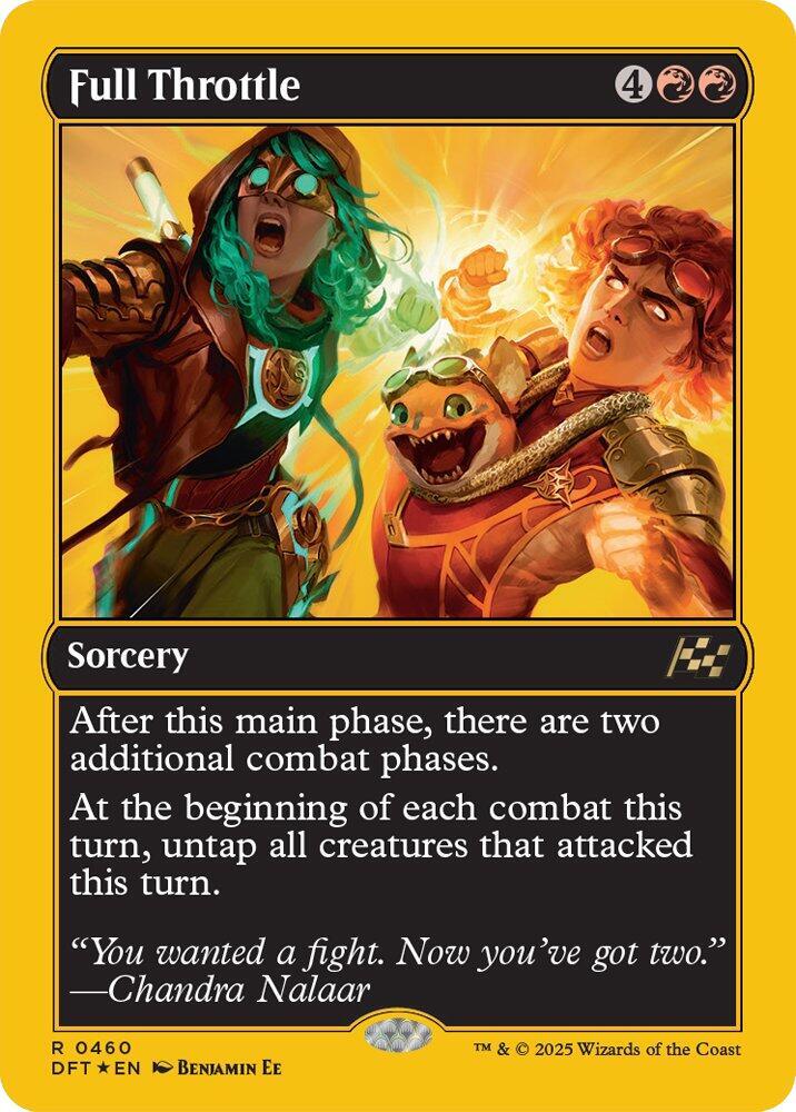 Full Throttle (First-Place Foil), Aetherdrift 460