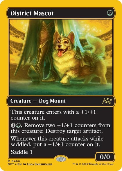 District Mascot (First-Place Foil), Aetherdrift 466
