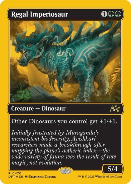 Regal Imperiosaur (First-Place Foil), Aetherdrift 470