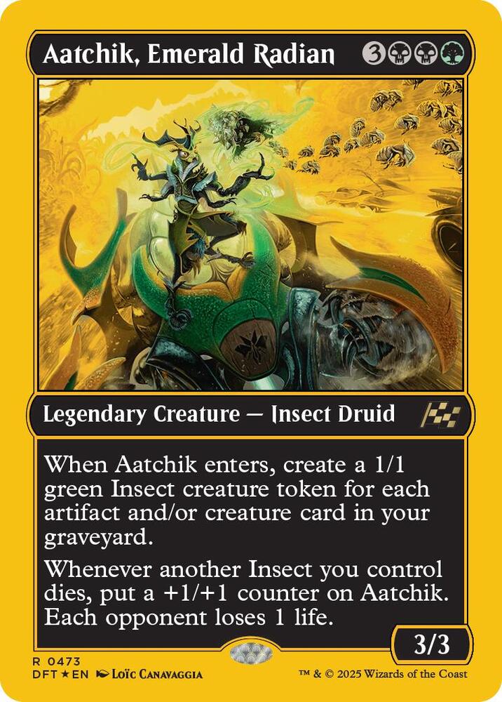 Aatchik, Emerald Radian (First-Place Foil), Aetherdrift 473
