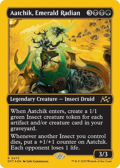 Aatchik, Emerald Radian (First-Place Foil), Aetherdrift 473