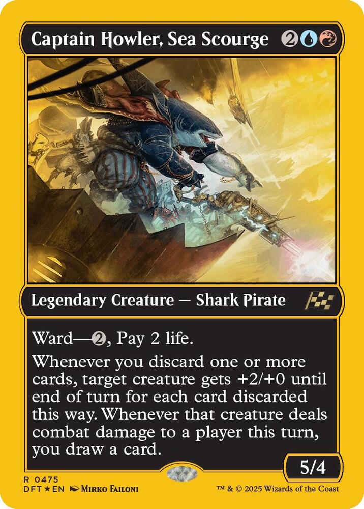 Captain Howler, Sea Scourge (First-Place Foil), Aetherdrift 475