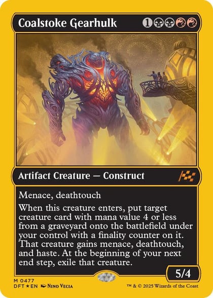 Coalstoke Gearhulk (First-Place Foil), Aetherdrift 477