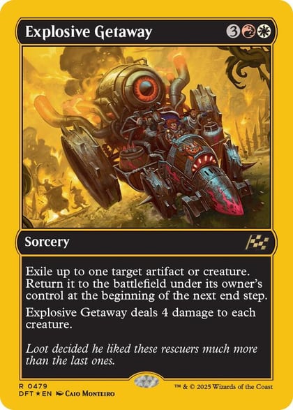 Explosive Getaway (First-Place Foil), Aetherdrift 479