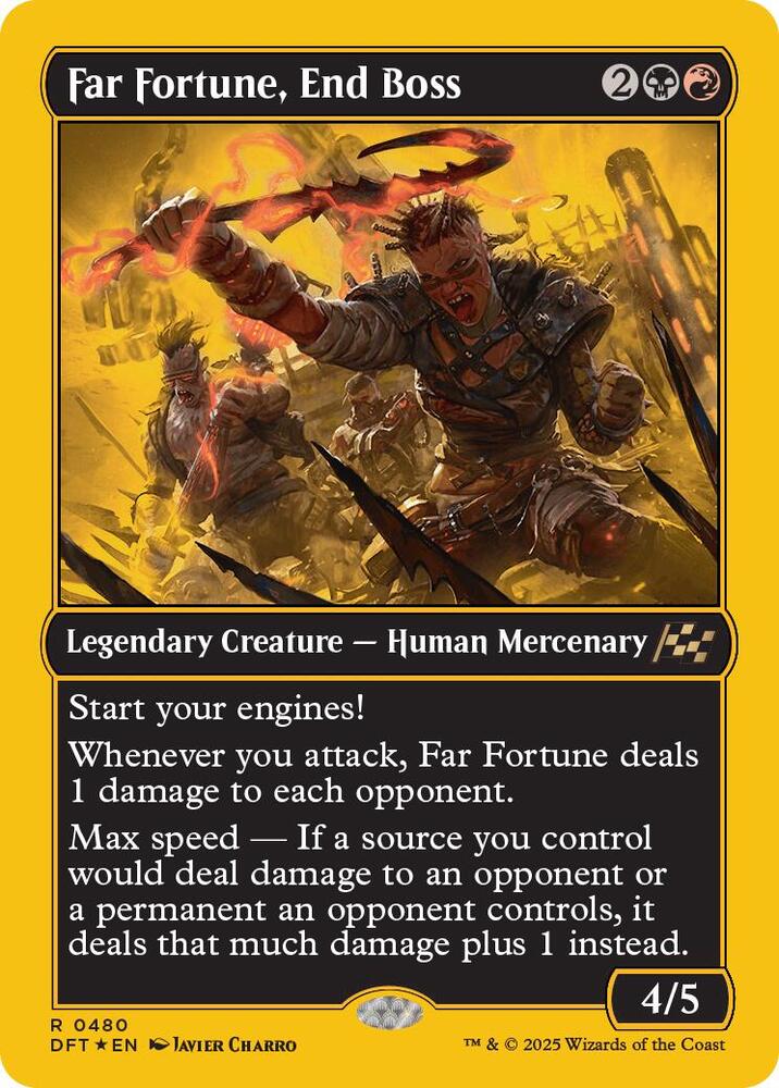 Far Fortune, End Boss (First-Place Foil), Aetherdrift 480