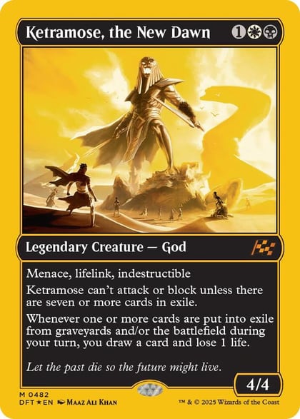 Ketramose, the New Dawn (First-Place Foil), Aetherdrift 482