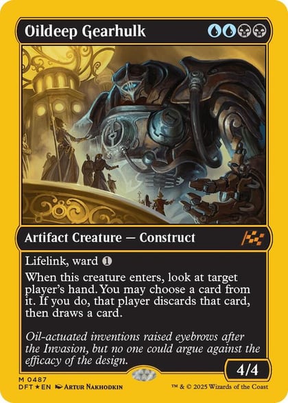 Oildeep Gearhulk (First-Place Foil), Aetherdrift 487