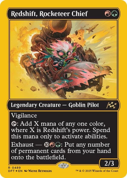 Redshift, Rocketeer Chief (First-Place Foil), Aetherdrift 489
