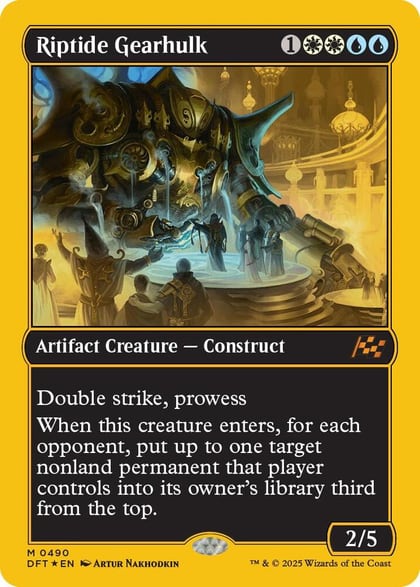Riptide Gearhulk (First-Place Foil), Aetherdrift 490