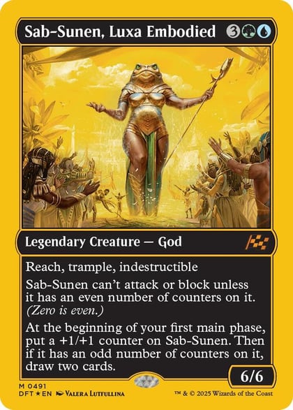 Sab-Sunen, Luxa Embodied (First-Place Foil), Aetherdrift 491