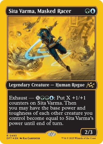 Sita Varma, Masked Racer (First-Place Foil), Aetherdrift 493