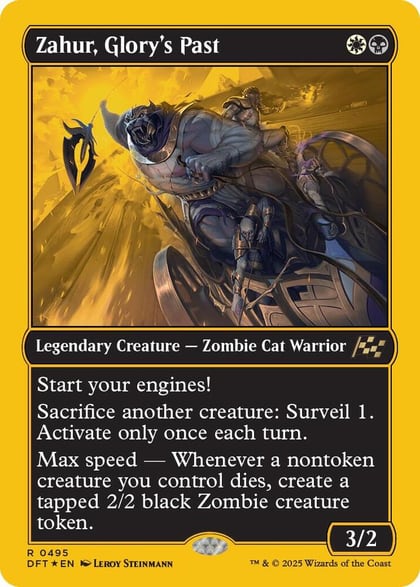 Zahur, Glory's Past (First-Place Foil), Aetherdrift 495