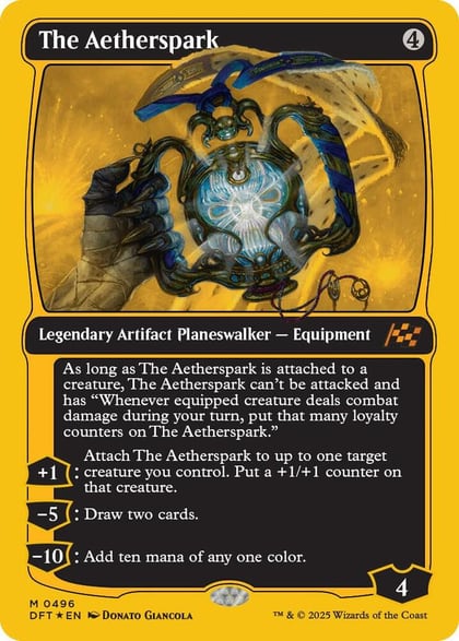 The Aetherspark (First-Place Foil), Aetherdrift 496