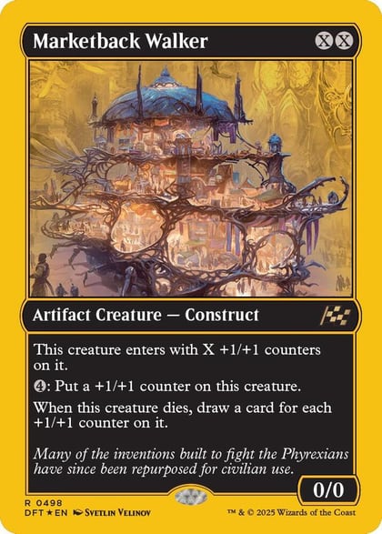 Marketback Walker (First-Place Foil), Aetherdrift 498