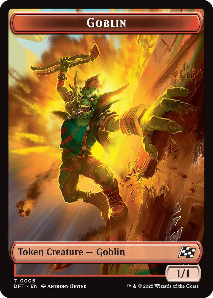 Goblin // Thopter (0010) Double-Sided Token, Aetherdrift 5 // 10