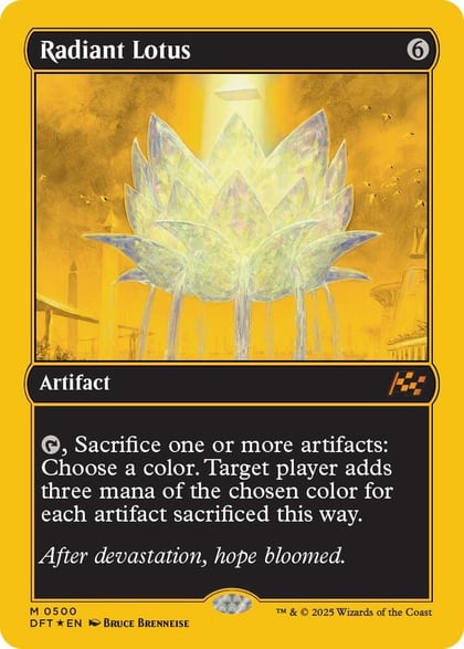 Radiant Lotus (First-Place Foil), Aetherdrift 500