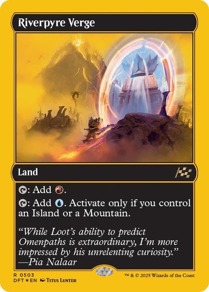 Riverpyre Verge (First-Place Foil), Aetherdrift 503