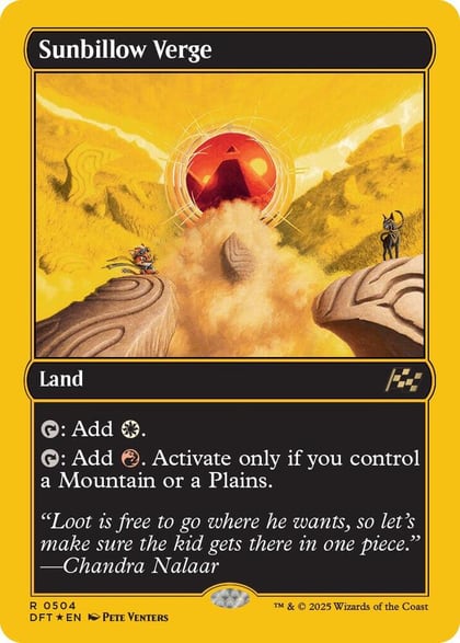 Sunbillow Verge (First-Place Foil), Aetherdrift 504