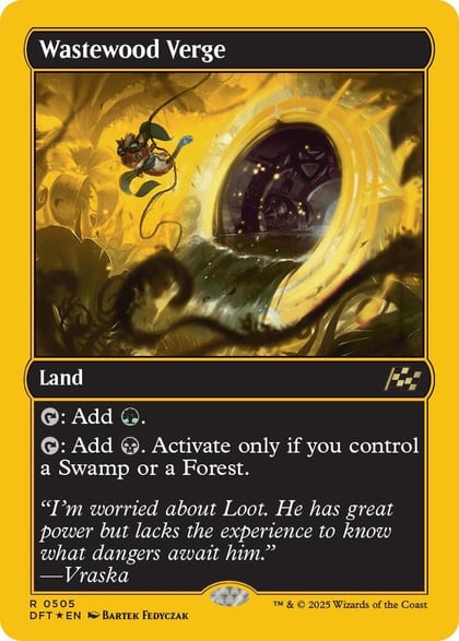 Wastewood Verge (First-Place Foil), Aetherdrift 505