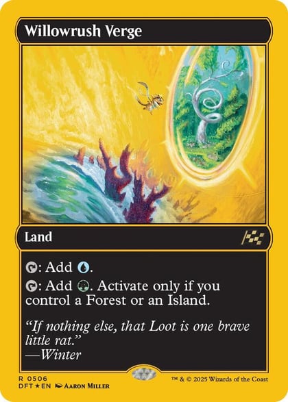 Willowrush Verge (First-Place Foil), Aetherdrift 506