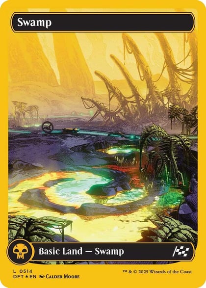Swamp (0514) (First-Place Foil), Aetherdrift 514