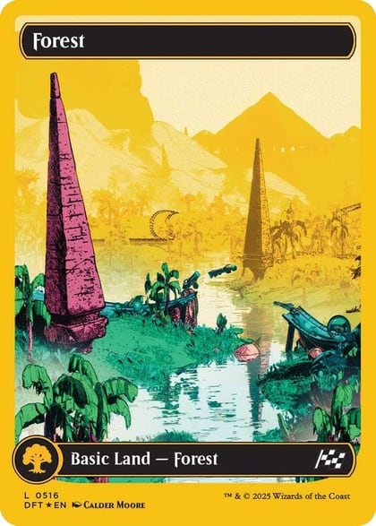 Forest (0516) (First-Place Foil), Aetherdrift 516
