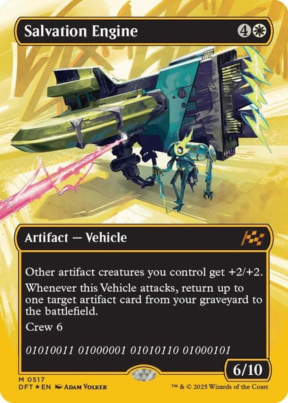 Salvation Engine (Borderless) (First-Place Foil), Aetherdrift 517