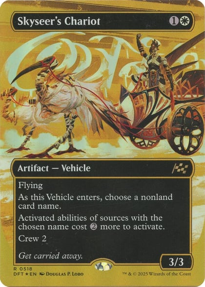 Skyseer's Chariot (Borderless) (First-Place Foil), Aetherdrift 518