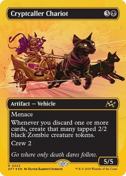 Cryptcaller Chariot (Borderless) (First-Place Foil), Aetherdrift 523