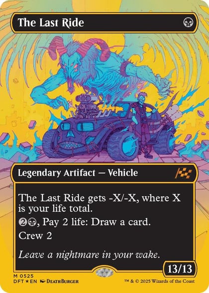 The Last Ride (Borderless) (First-Place Foil), Aetherdrift 525