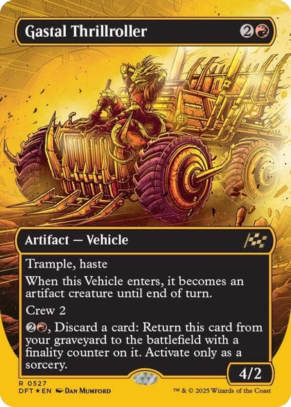 Gastal Thrillroller (Borderless) (First-Place Foil), Aetherdrift 527