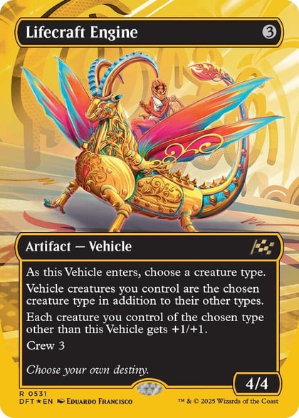 Lifecraft Engine (Borderless) (First-Place Foil), Aetherdrift 531