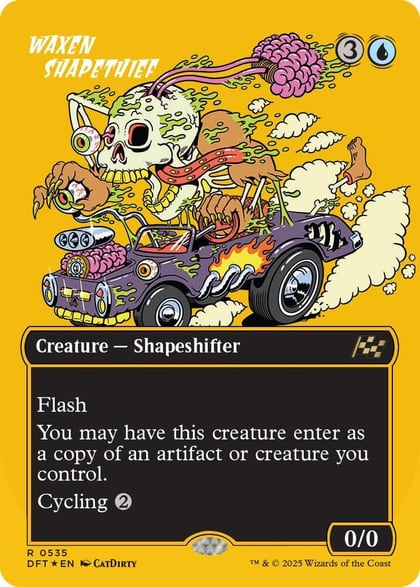 Waxen Shapethief (Borderless) (First-Place Foil), Aetherdrift 535