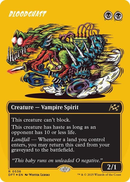 Bloodghast (Borderless) (First-Place Foil), Aetherdrift 536