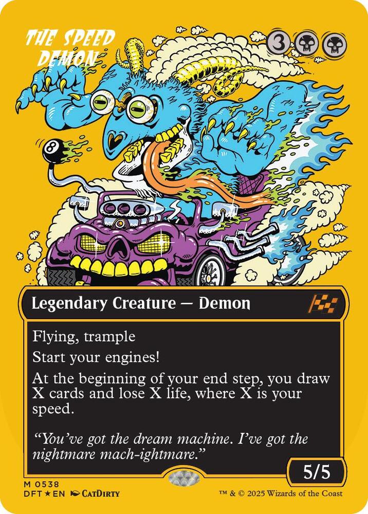 The Speed Demon (Borderless) (First-Place Foil), Aetherdrift 538