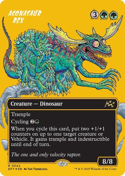 Agonasaur Rex (Borderless) (First-Place Foil), Aetherdrift 542