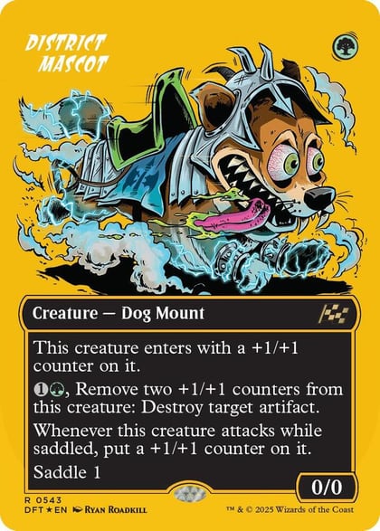 District Mascot (Borderless) (First-Place Foil), Aetherdrift 543