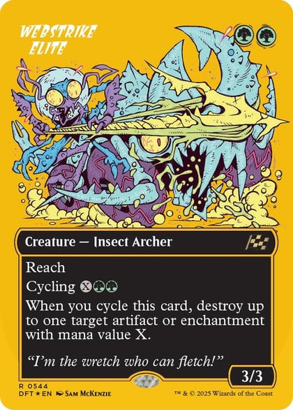 Webstrike Elite (Borderless) (First-Place Foil), Aetherdrift 544