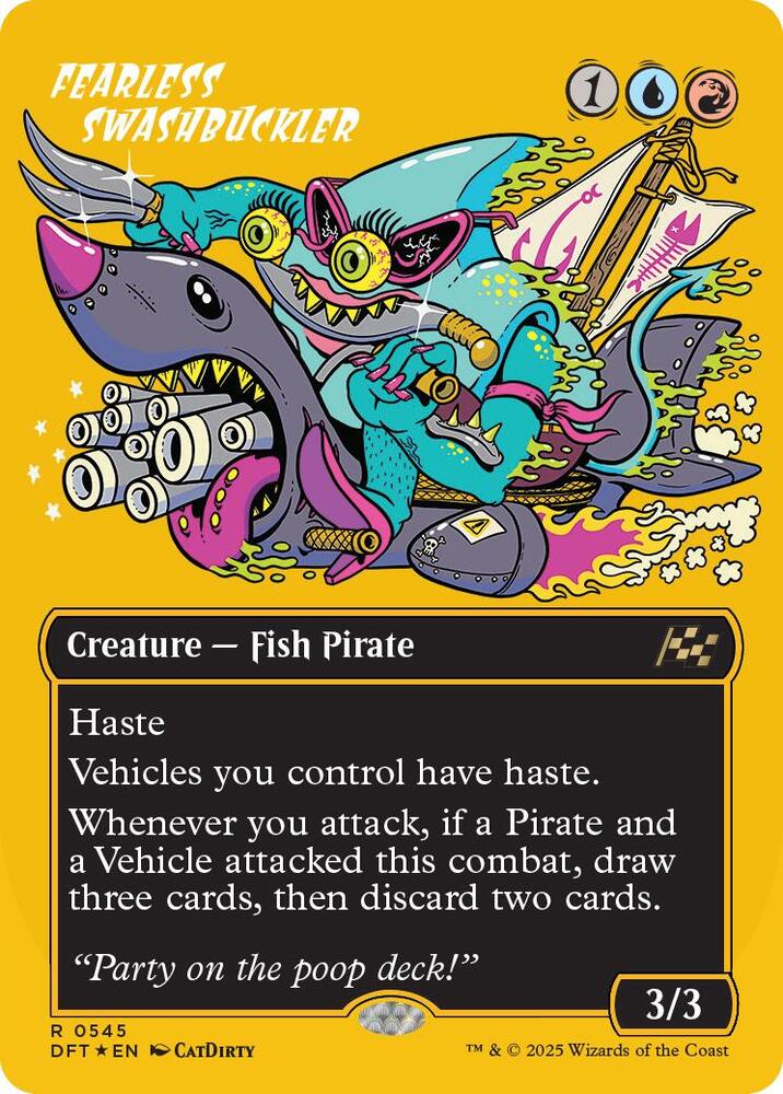 Fearless Swashbuckler (Borderless) (First-Place Foil), Aetherdrift 545