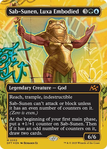 Sab-Sunen, Luxa Embodied (Borderless) (First-Place Foil), Aetherdrift 553